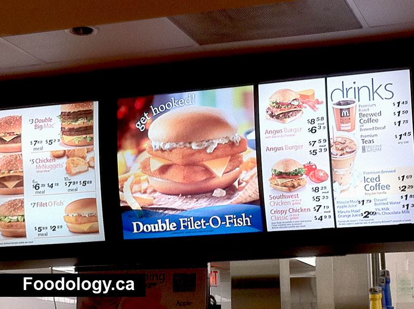 McDonald's Double FiletOFish Foodology