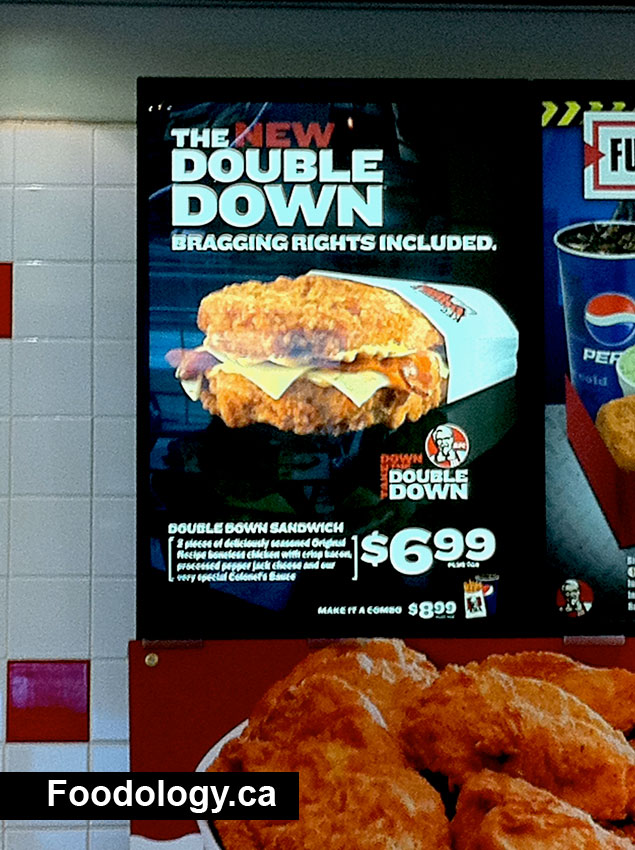 KFC Double Down Sandwich - Foodology