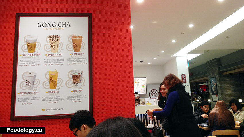 Gong Cha Refreshing Beverage in Korea Foodology