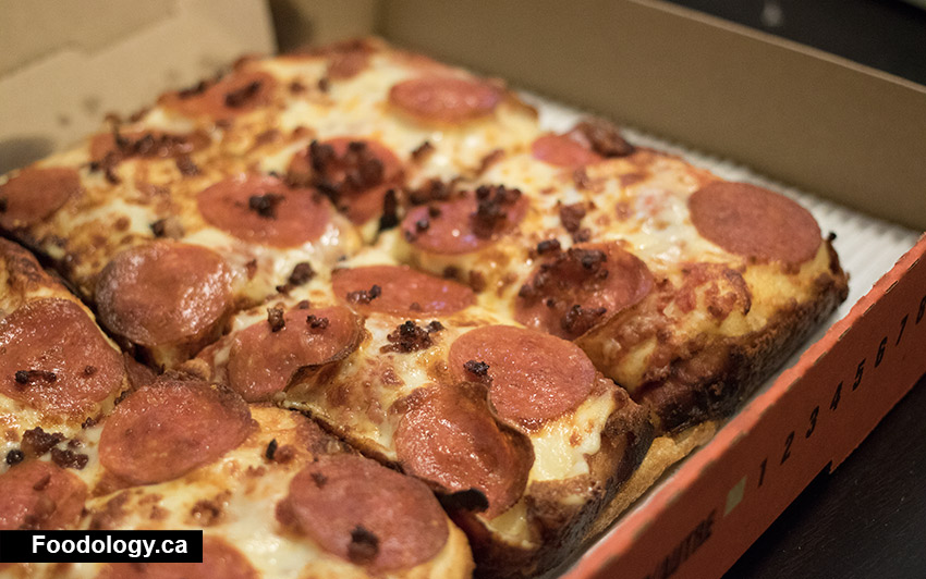 Little Caesar's Bacon Wrapped Deep Deep Dish Pizza Foodology