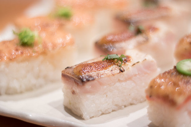 Flaming Salmon Sushi (Torched Sushi Recipe) - Kit's Kitchen