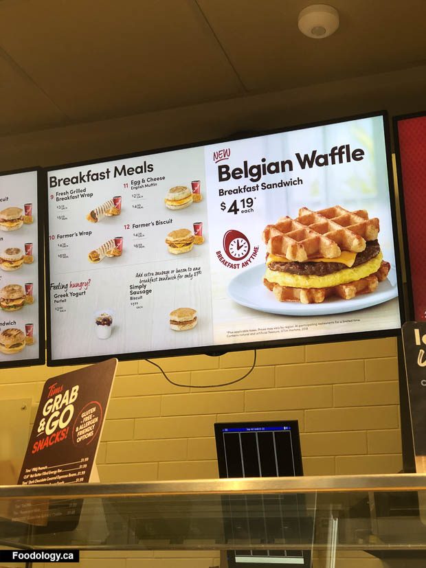 Tim Hortons releases Maple Waffle Breakfast Sandwich 