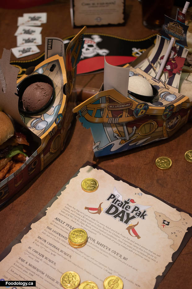 Pirate Pak Day Featuring Adult Pirate Pak Menu for 10 and Over Foodology