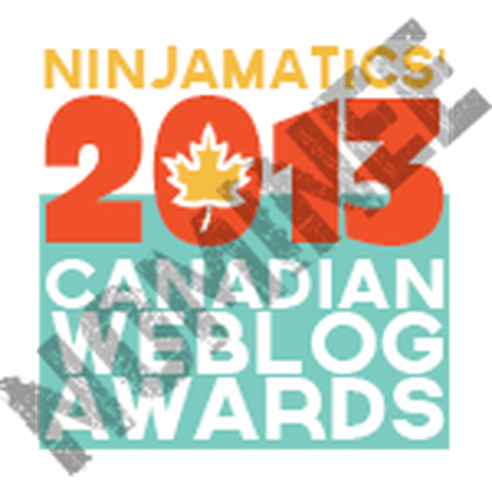 2013 Canadian Weblog Awards nominee
