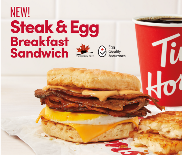 Tim Hortons Is Treating You to Free Breakfast Sandwiches