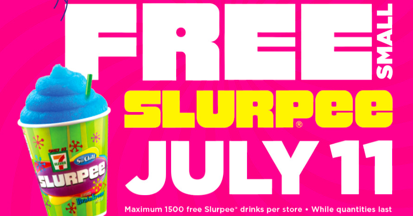 7 Eleven Day - Free Slurpee 2017