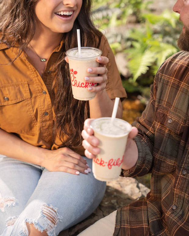 ChickfilA Canada New Autumn Spice Milkshake and Grilled Spicy Deluxe