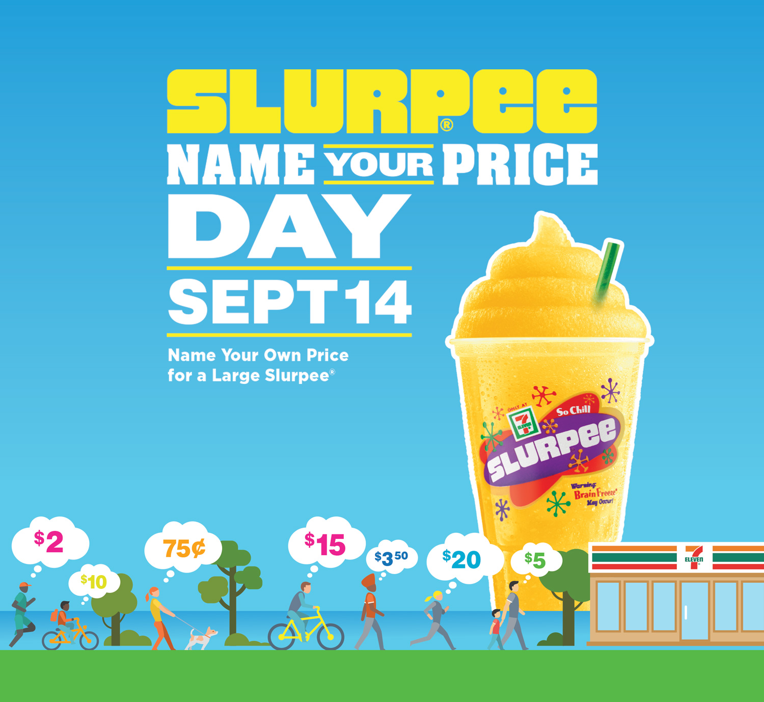 Slurpee Name Your Price Day is back at 7Eleven Canada Foodology