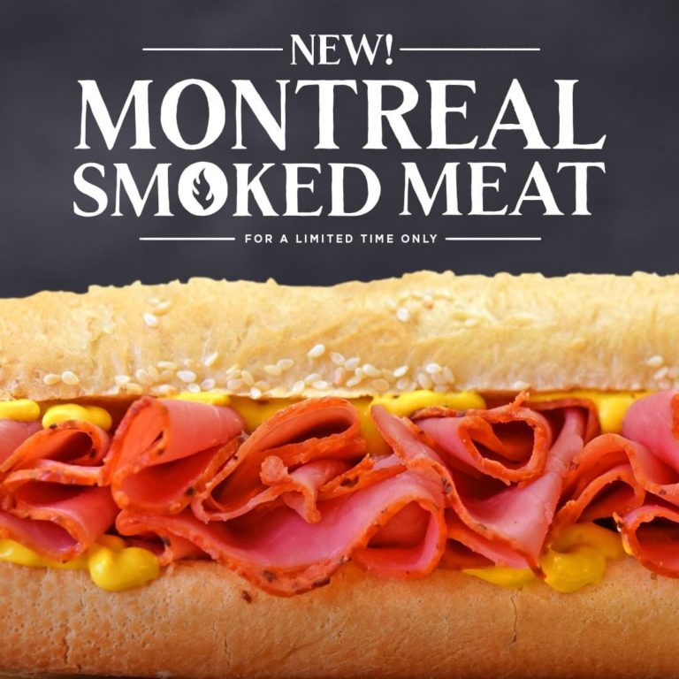 Quiznos Introduces the Montreal Smoked Meat Sandwich to its Canada