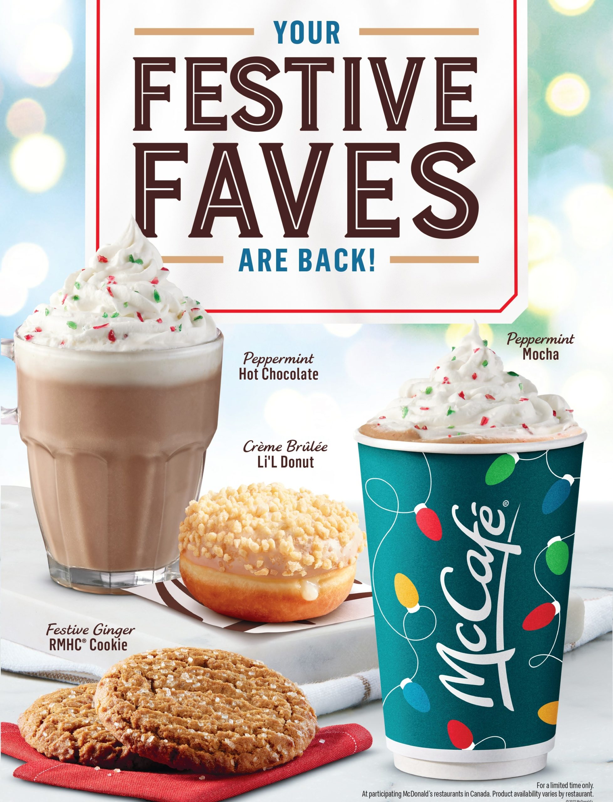 McDonald’s Canada Launches 2022 Limited Time Festive Menu for Holiday