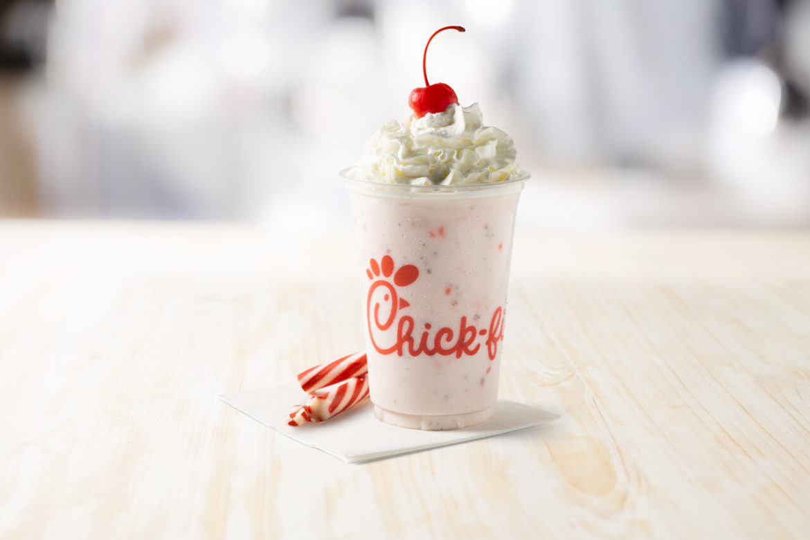 ChickfilA's Holiday Favourite Returns Peppermint Chip Milkshake in