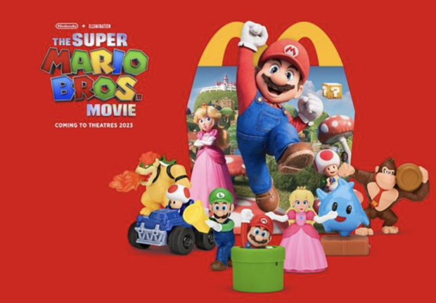 McDonald’s Canada: The Tremendous Mario Bros. Film Glad Meal Toys