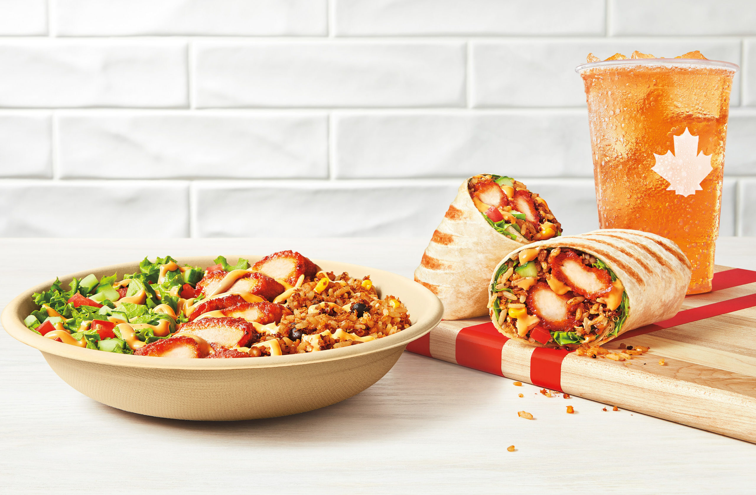 Tim Hortons new BBQ Crispy Chicken Loaded Bowl and Loaded Wrap Foodology