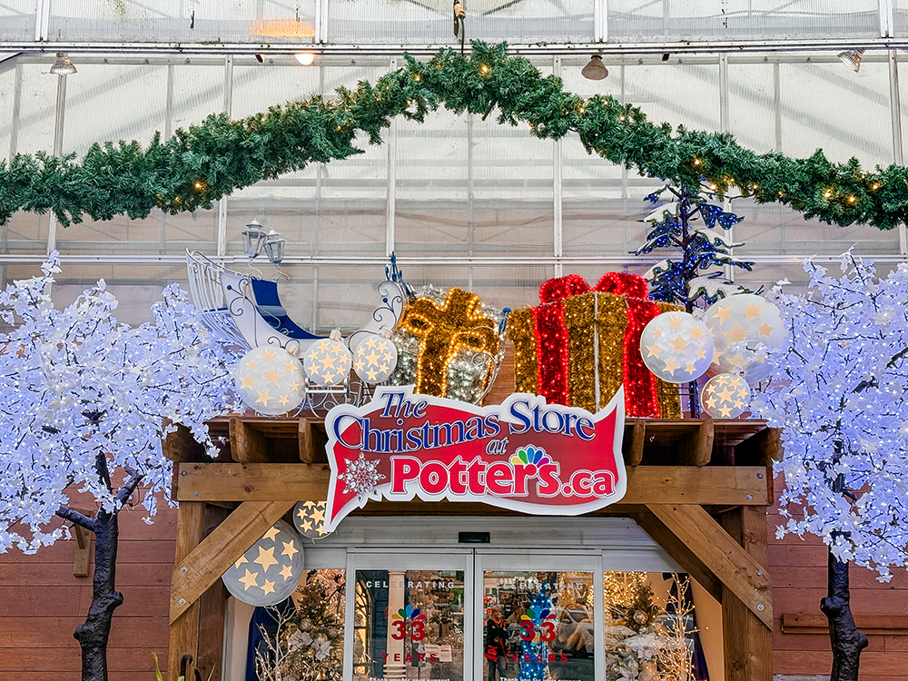 The Christmas Store at Potters Lights Up the 2024 Holiday Season