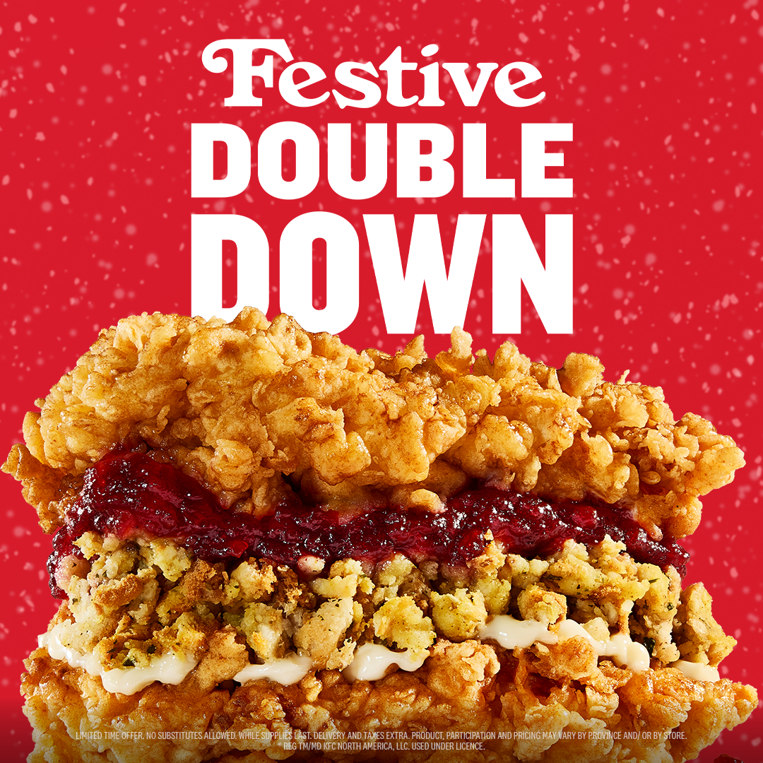 KFC Canada: New The Festive Double Down