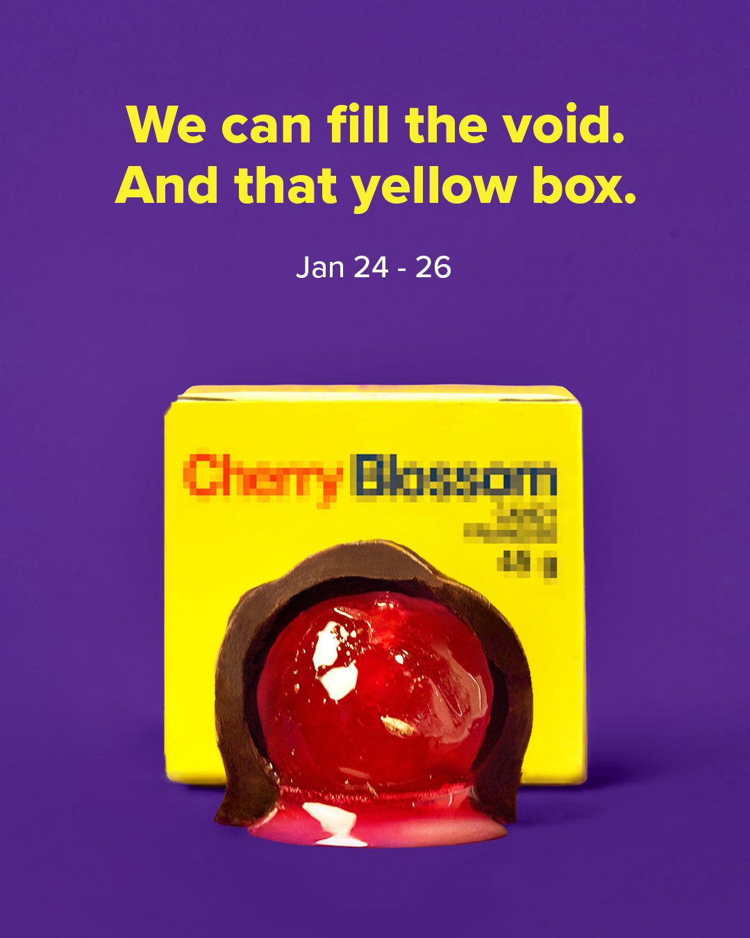 Purdys Chocolatier: Swap Your Discontinued Cherry Blossom boxes for FREE Cordial Cherry on Jan 24-26