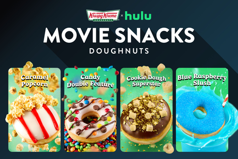 KRISPY KREME x Hulu: New Movie Snacks Doughnuts in Canada and US