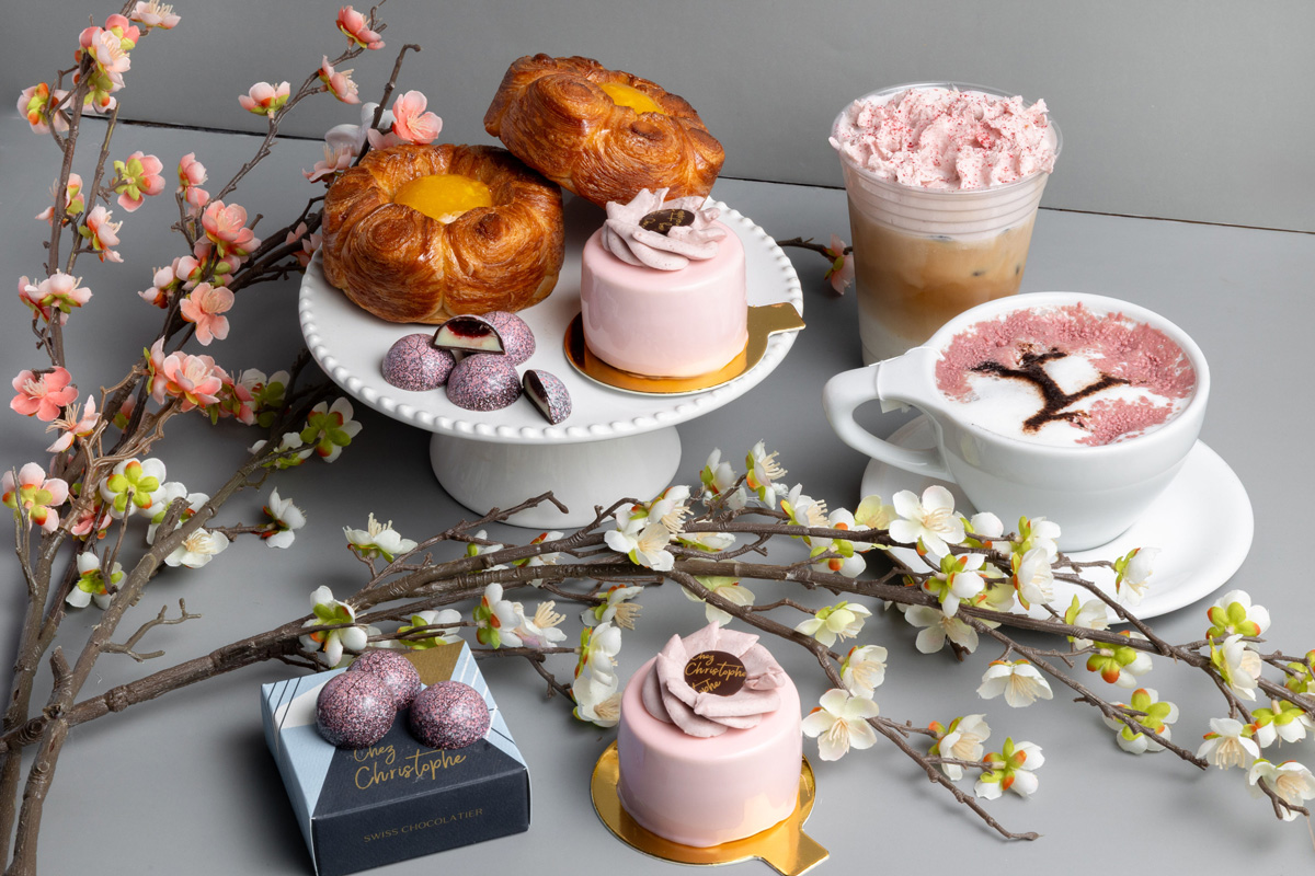 Chez Christophe Chocolaterie Patisserie: 2025 Cherry Blossom Treat Collection