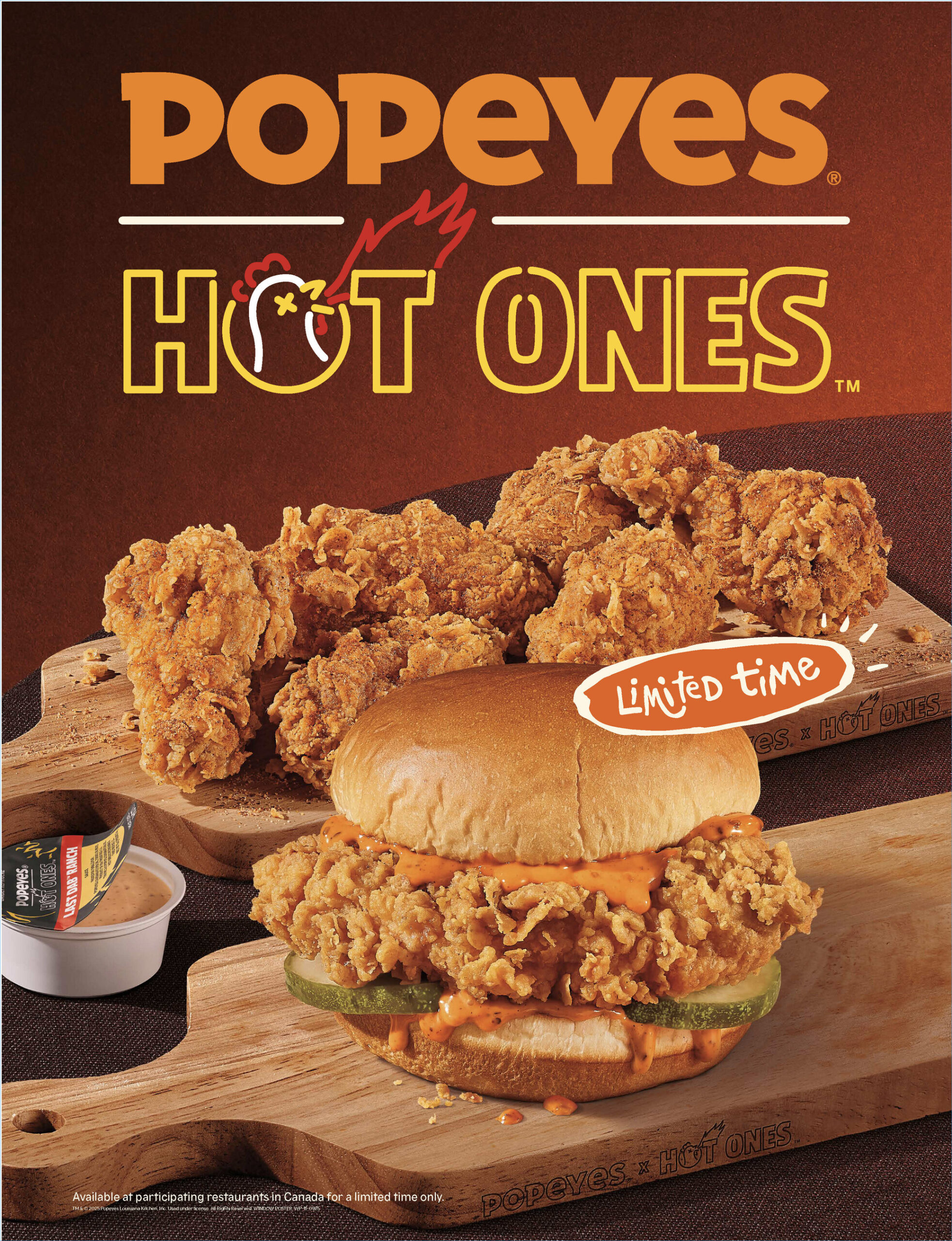 Popeyes x Hot Ones: Limited-Time Menu Packed with Fiery Levels of Flavour