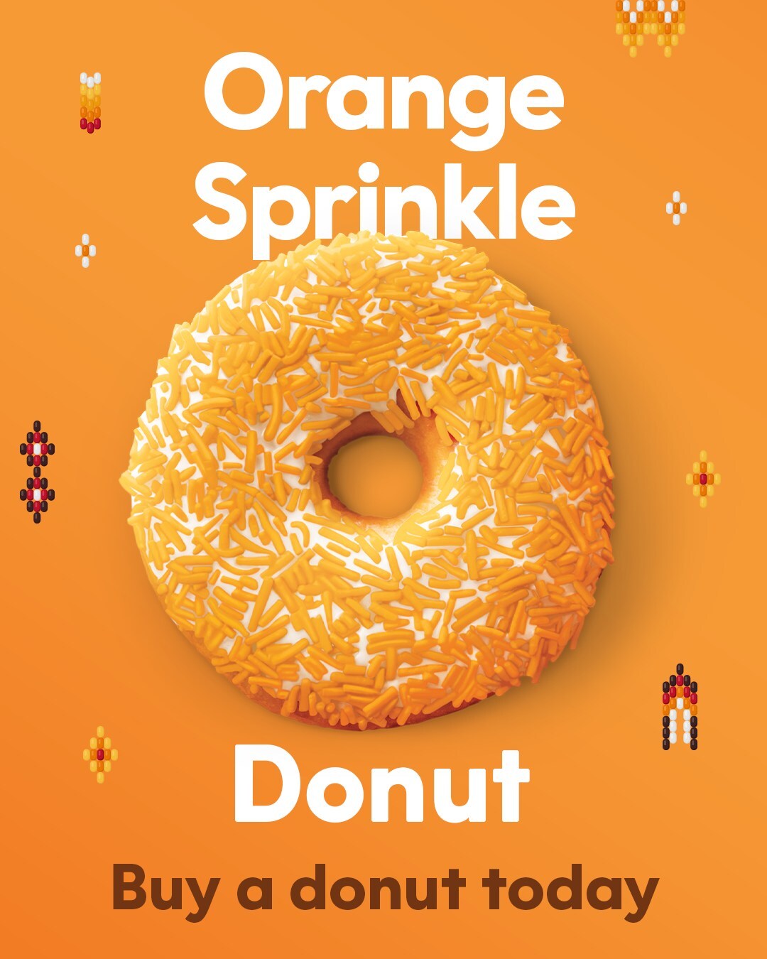 Tim Hortons Orange Sprinkle Donut is back TODAY with 100% of proceeds donated to Indigenous organizations