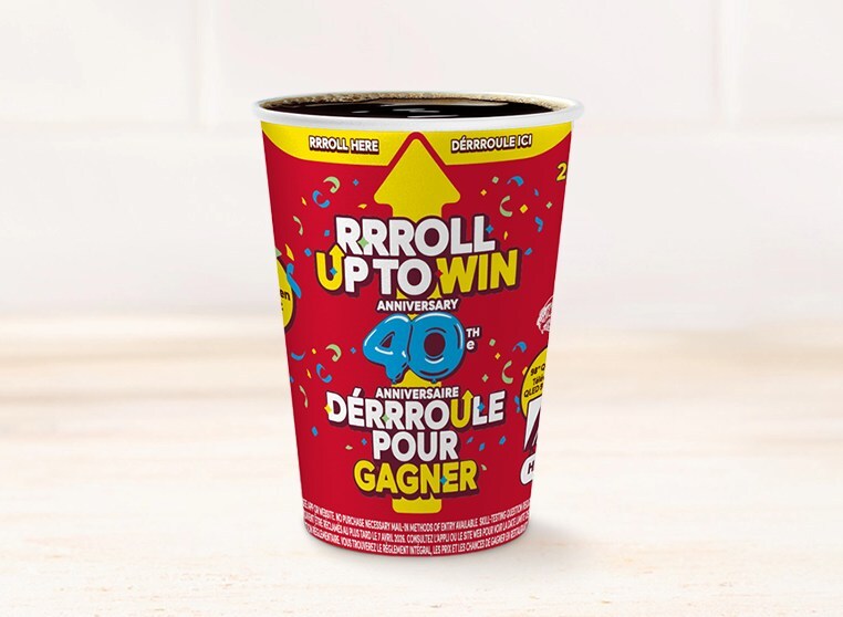 Rolling Up The Rim is back at Tim Hortons