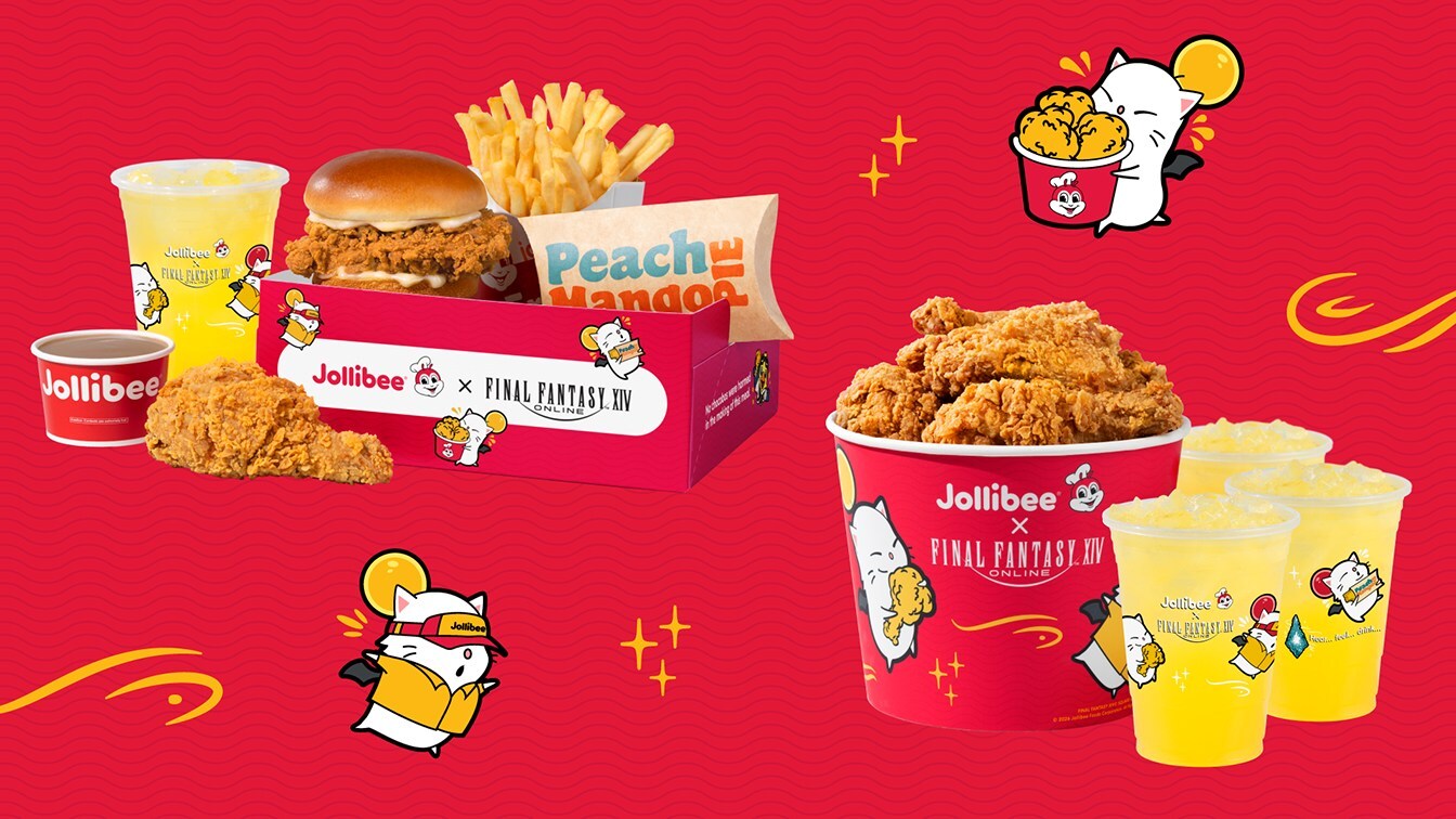 Jollibee x FINAL FANTASY XIV: In-Game Emote, Themed Meals and Exclusive Merch beginning April 21